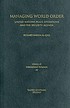 Managing world order : United Nations peace operations... von  Richard Kareem Al-Qaq 