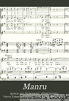 Manru : an opera in three acts