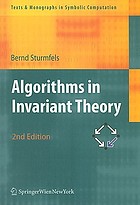Algorithms in invariant theory