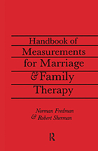 Handbook of measurements for marriage and family therapy