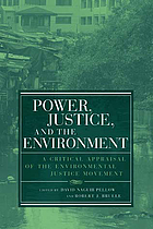 Power, justice, and the environment : a critical appraisal of the environmental justice movement