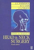 Stell and Maran's head and neck surgery.