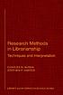 Research methods in librarianship : techniques... de Charles H Busha