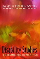 Disability studies : enabling the humanities