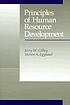 Principles of human resource development