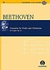 Concerto for violin and orchestra in D major =... de Ludwig van Beethoven
