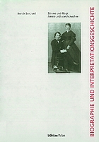 Stimme und Geige : Amalie und Joseph Joachim : Biographie und Interpretationsgeschichte