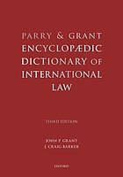 Parry & Grant encyclopaedic dictionary of international law