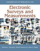 Handbook of research on electronic surveys and measurements