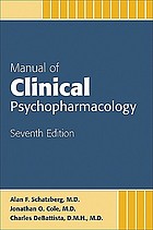 Manual of clinical psychopharmacology