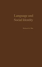 Language and social identity
