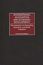 International accounting and economic development : the interaction of accounting, economic, and social indicators