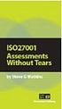 ISO27001 Assessments Without Tears : a Pocket... by  Steve Watkins 