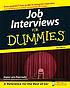 Job interviews for dummies