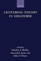 Centering theory in discourse