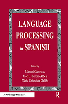 Language processing in Spanish