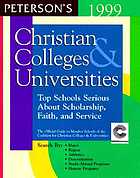 Peterson's Christian colleges & universities / top schools serious about scholarship, faith and service.