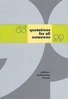 Quotations for all occasions