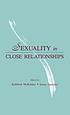 Sexuality in close relationships