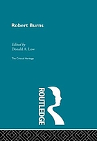 Robert Burns; the critical heritage,