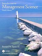 Introduction to management science