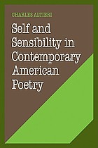 Self and sensibility in contemporary American poetry