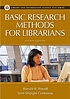 Basic research methods for librarians. von Ronald R Powell