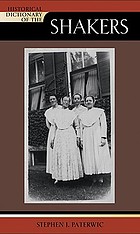 Historical dictionary of the Shakers