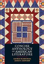 Concise anthology of American literature