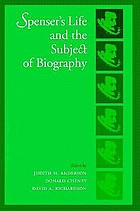 Spenser's life and the subject of biography