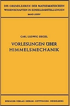 Vorlesungen über Himmelsmechanik.