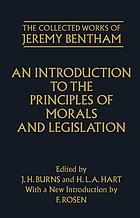 An introduction to the principles of morals and legislation