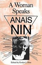 A woman speaks :  the lectures, seminars and interviews