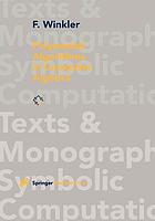 Polynomial algorithms in computer algebra [...] XD-US