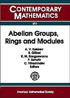 Abelian groups, rings, and modules : AGRAM 2000 Conference July 9-15, 2000, Perth, Western Australia