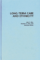 Long-term care and ethnicity