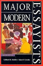 Major modern essayists