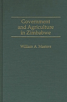 Government and agriculture in Zimbabwe