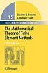 The Mathematical Theory of Finite Element Methods. by J  E Marsden