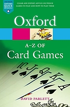 The A-Z of card games