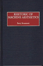 Rhetoric of machine aesthetics