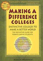 Making a difference colleges : distinctive colleges to make a better world