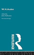 W.H. Auden : the critical heritage