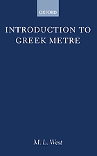 Introduction to Greek metre