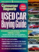 Used car buying guide 1995