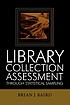 Library collection assessment through statistical sampling