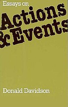 Essays on actions and events