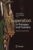 Cooperation in Primates and Humans: Mechanisms and Evolution cover image