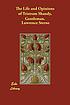 The life and opinions of Tristram Shandy, gentleman 著者： Laurence Sterne