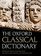 The Oxford classical dictionary